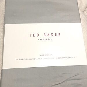 Ted Baker Silver King Sheet Set